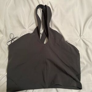 Lululemon tank top/bra olive color size 10